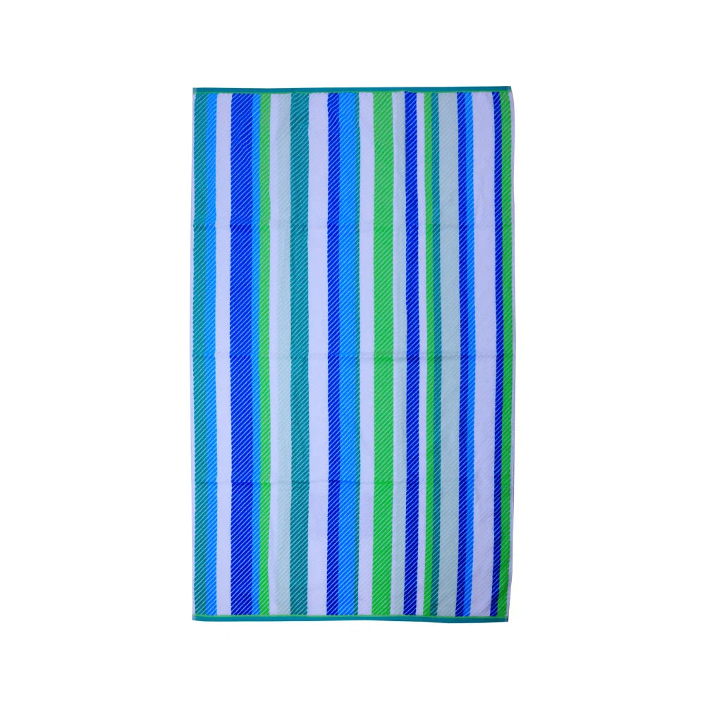 Mimosa Beach Towel Cool Stripe Cotton Pool Towel