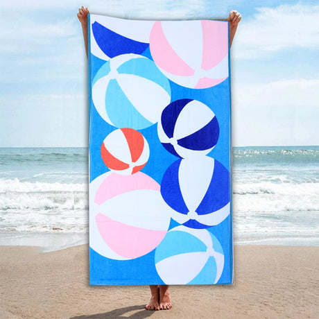 Mimosa Beach Towel Beach Ball Design Cotton Pool Towel
