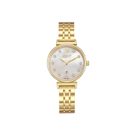 ecstacy-women's-gl12-movement-watch-analog-display-and-stainless-steel-strap-e23506-gbgm-gold
