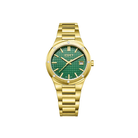 ecstacy-women's-gm10-movement-watch-analog-display-and-stainless-steel-strap-e23509-gbgg-gold