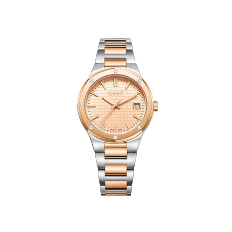 ecstacy-women's-gm10-movement-watch-analog-display-and-stainless-steel-strap-e23509-kbkk-two-tone-rose-gold