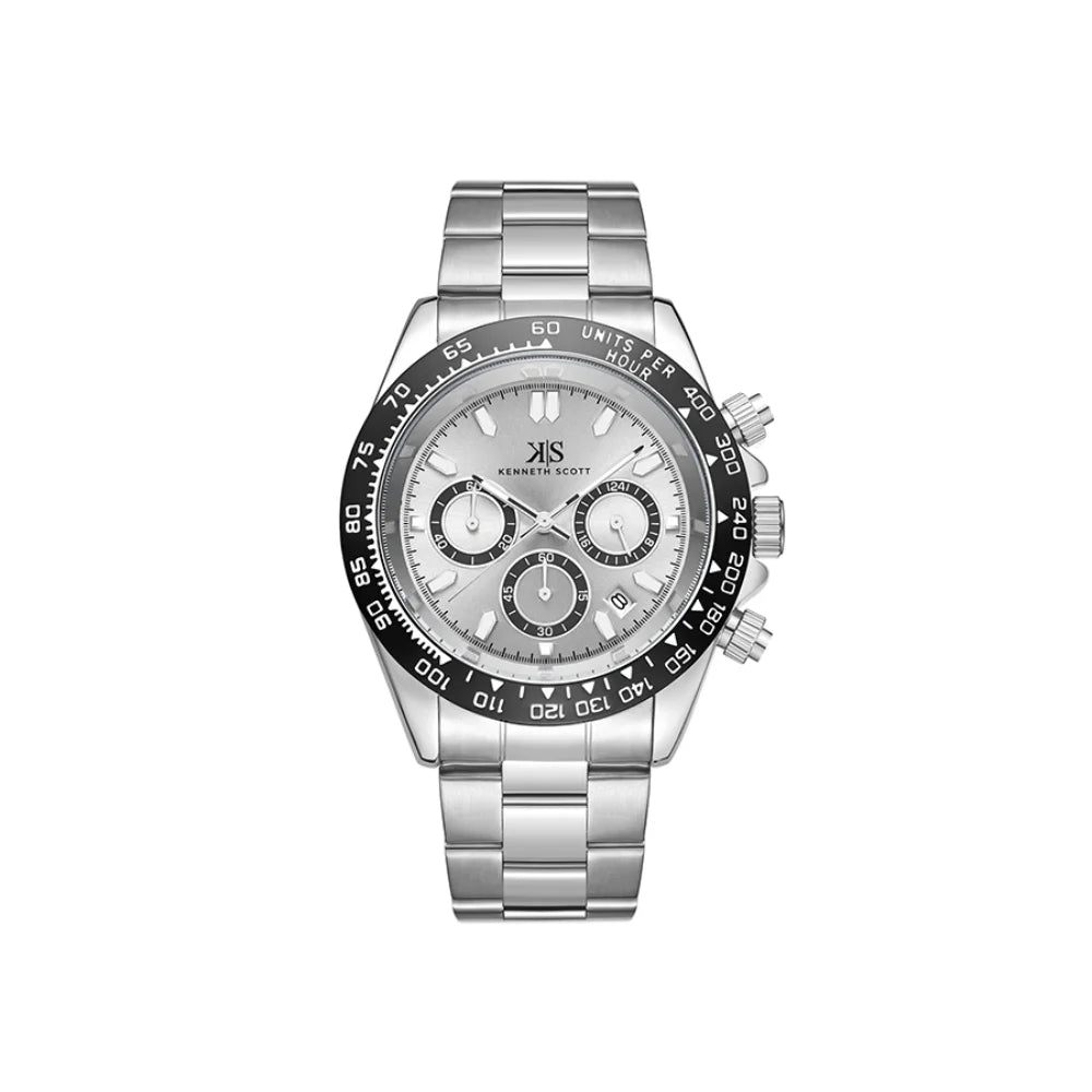 kenneth-scott-men's-ld53-movement-watch-multi-function-display-and-stainless-steel-strap-k23123-sbswb-silver