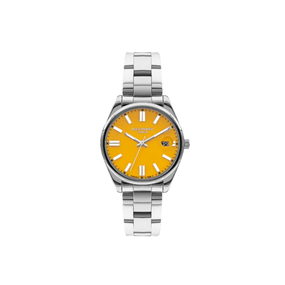 lee-cooper-women's-2115-3-movement-watch-analog-display-and-metal-strap-lc07566.310-silver
