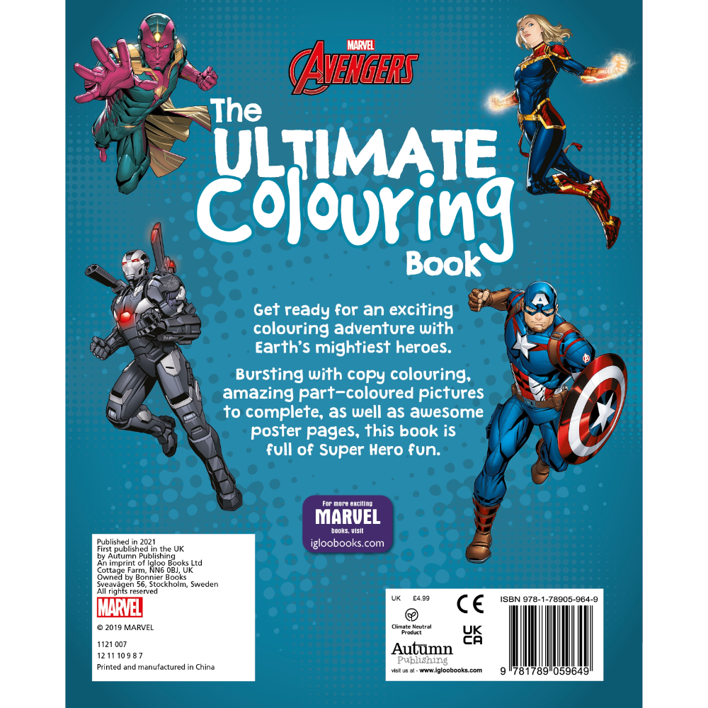 Igloo Marvel Avengers The Ultimate Colouring Book