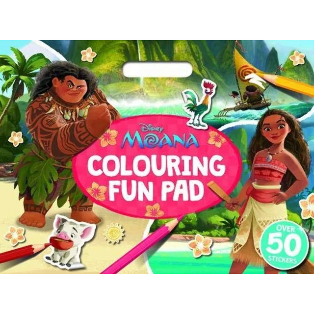 Igloo Disney Moana Colouring Fun Pad Book