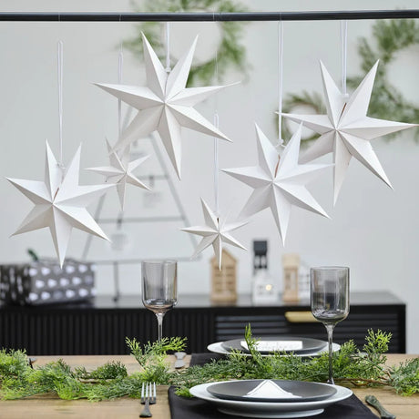 8 Point Paper Stars Bunting