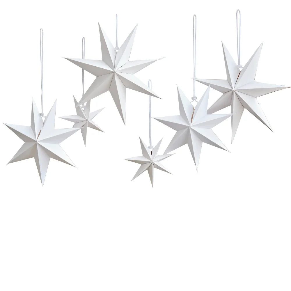 8 Point Paper Stars Bunting
