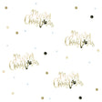 Gold Script Christmas Confetti