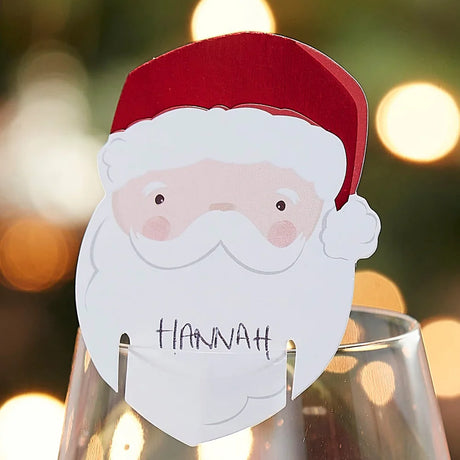 Merry Everything Santa Drink Toppers