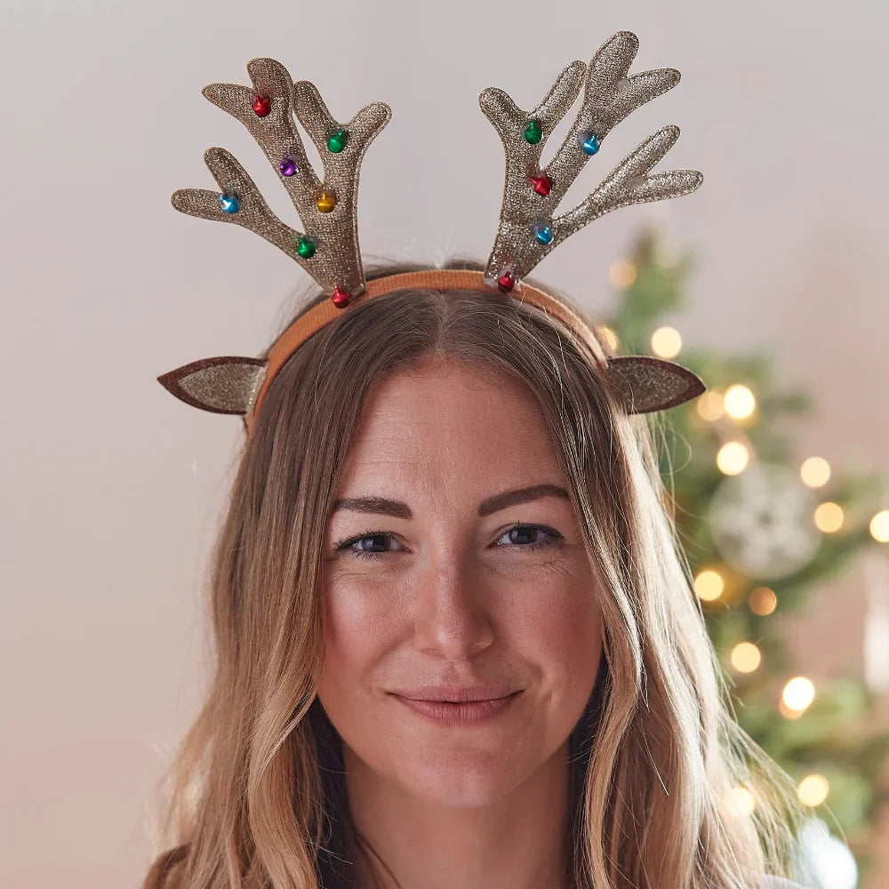 Merry Everything Reindeer Antlers Headband
