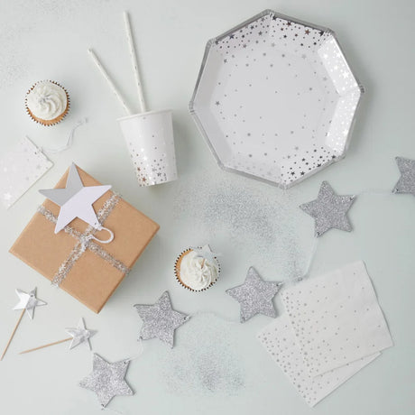 Metallic Star Confetti Balloon