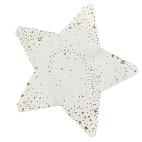 Pop The Bubbly Star Shaped Paper Napkins