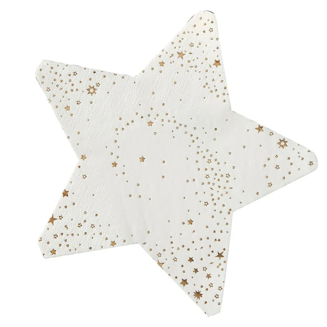 Pop The Bubbly Star Shaped Paper Napkins