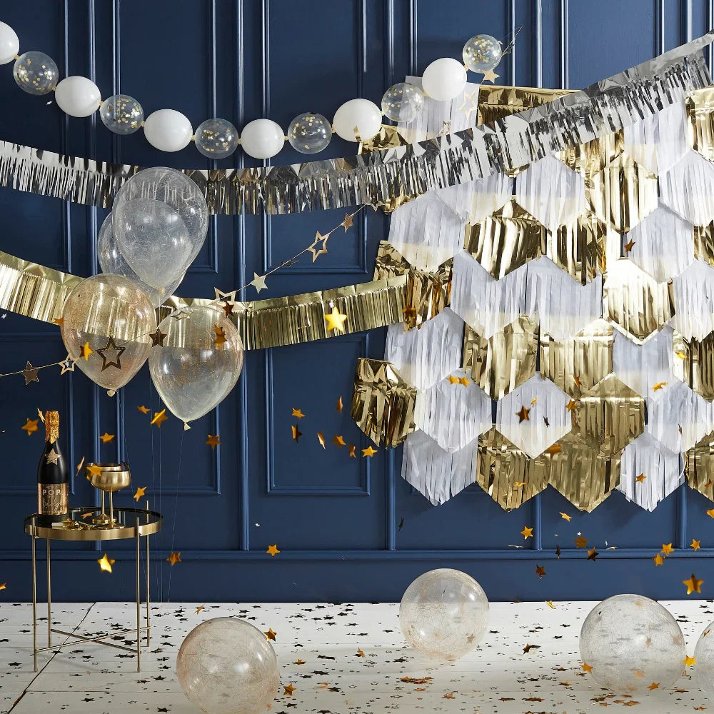 Pop The Bubbly Star Shaped Paper Plates