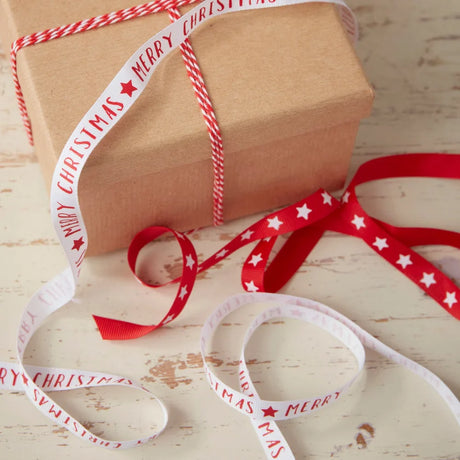 Merry Christmas & Star Christmas Ribbon Kit