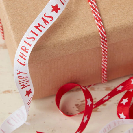 Merry Christmas & Star Christmas Ribbon Kit