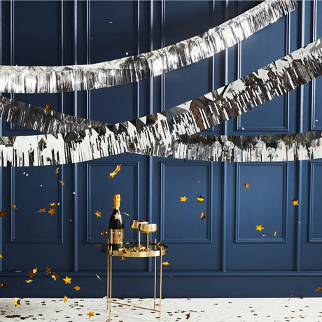Pop The Bubbly Fringe Foil Garland