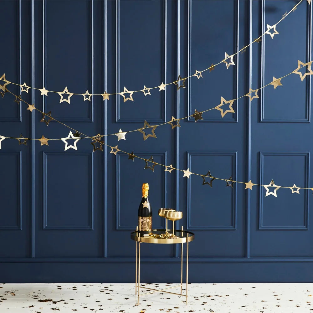 Pop The Bubbly Star Garland