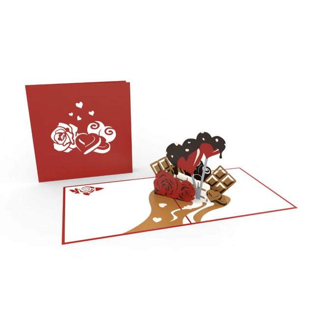 Love Chocolate Pop Up Card