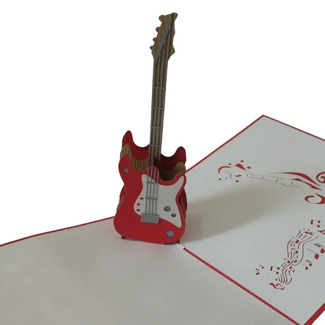 Guitar Pop Up Card
