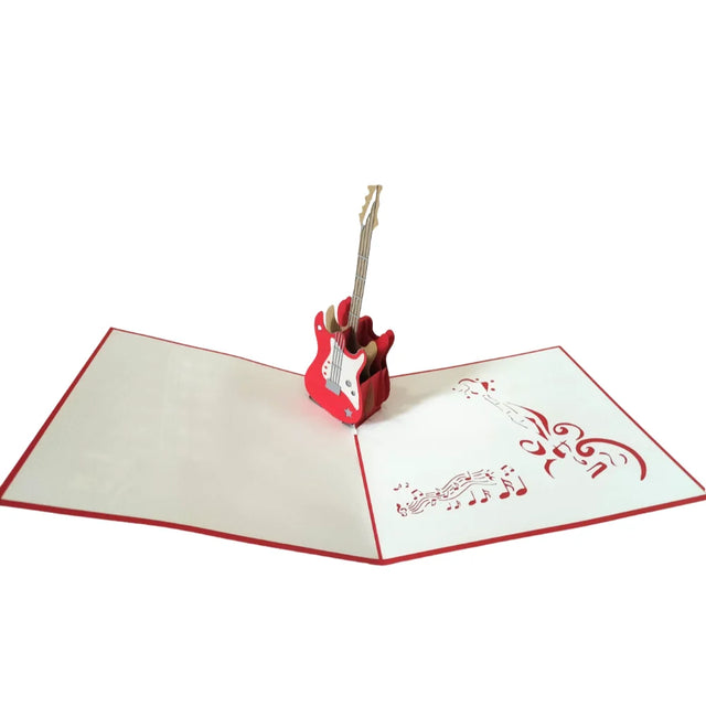 Guitar Pop Up Card
