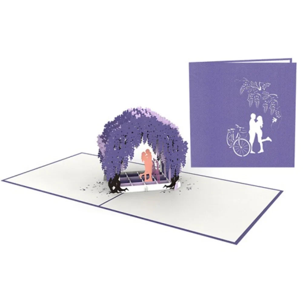 Wisteria gate Pop Up Card
