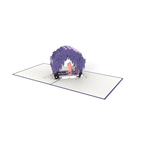 Wisteria gate Pop Up Card