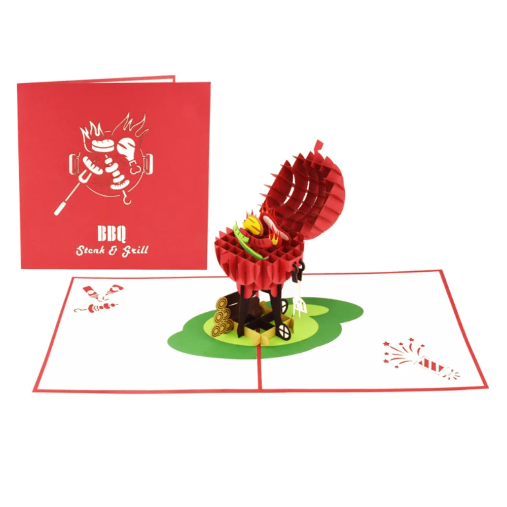 BBQ Pop Up Card