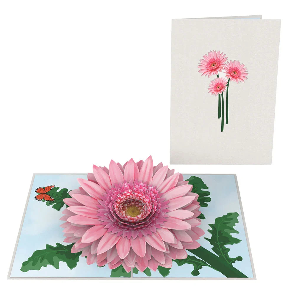 Daisies Flower Pop Up Card