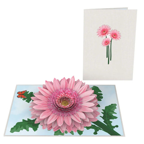 Daisies Flower Pop Up Card