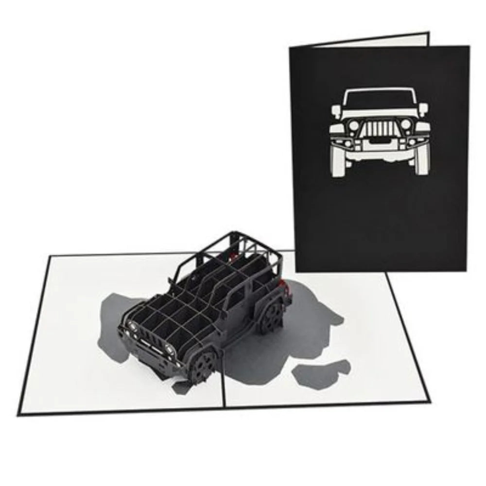 Jeep Pop Up Card