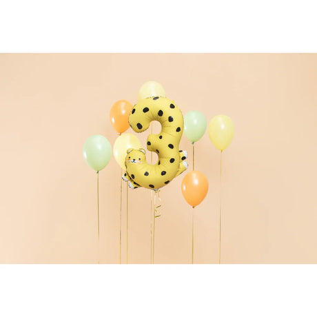 Foil Balloon Number 3 - Cheetah
