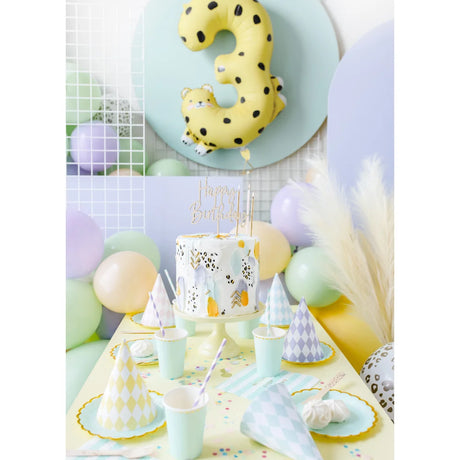 Foil Balloon Number 3 - Cheetah