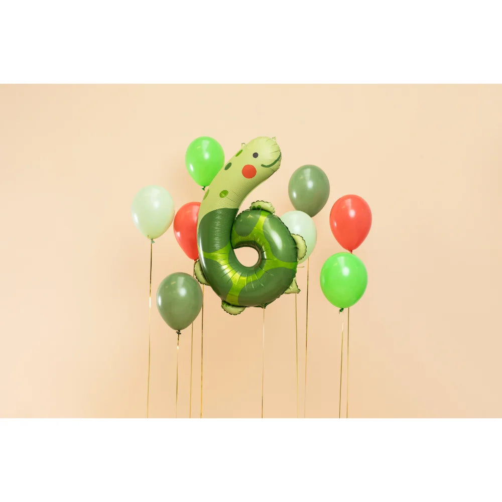 Foil Balloon Number 6 - Turtle