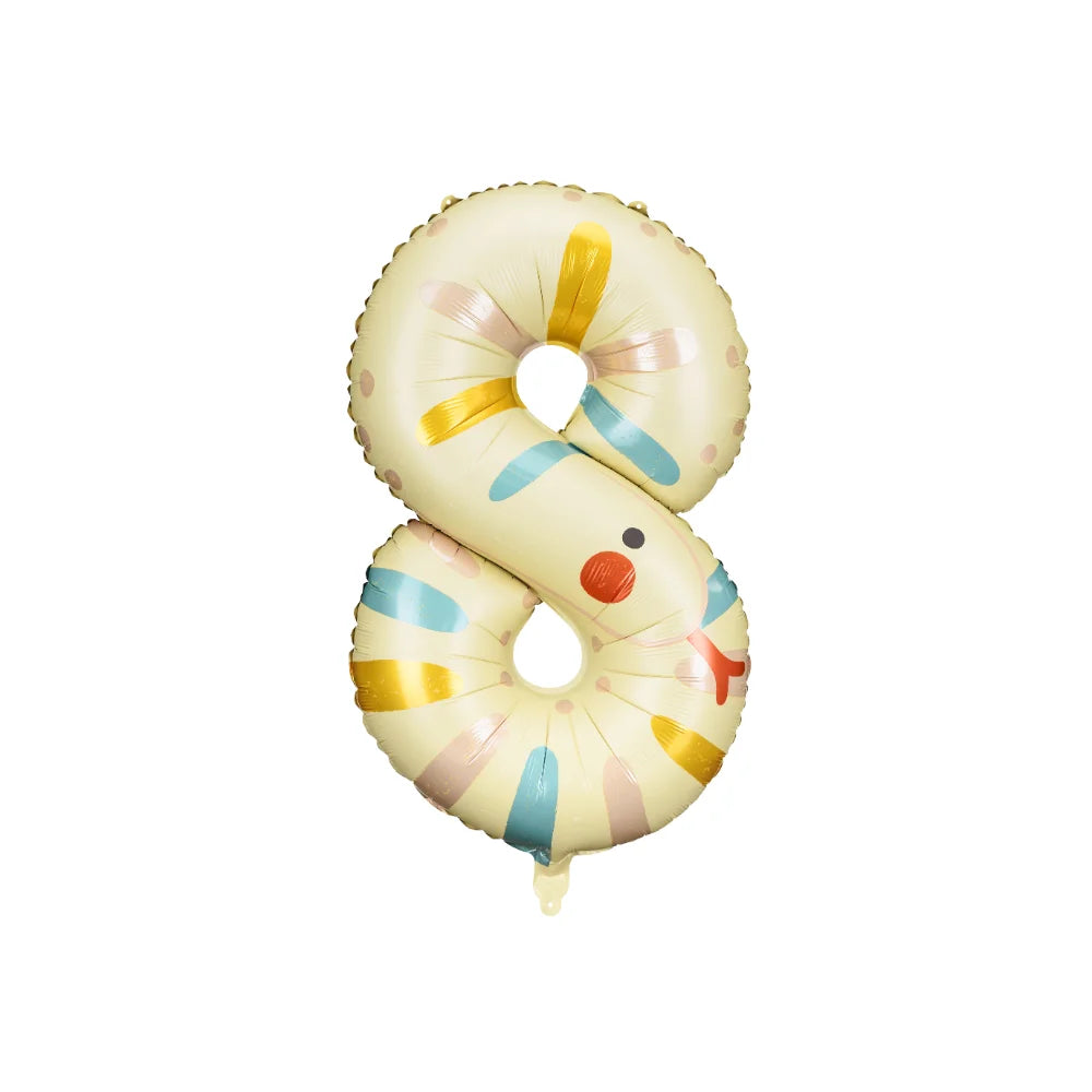 Foil Balloon Number 8 - Snake