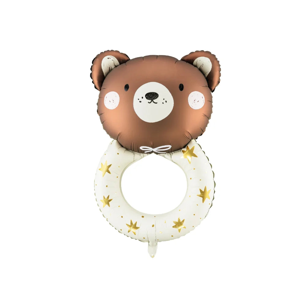 Foil Balloon - Teddy Rattle