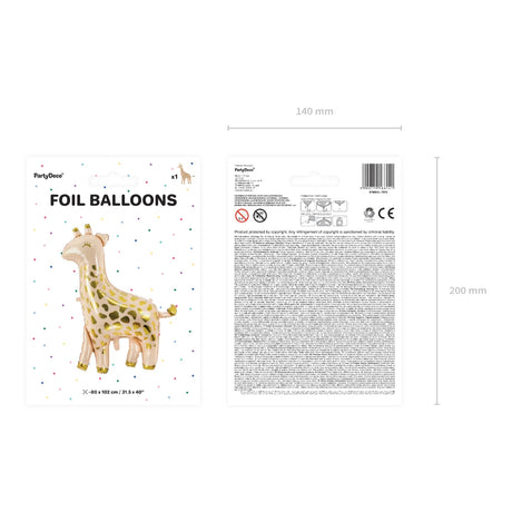 Foil Balloon - Giraffe