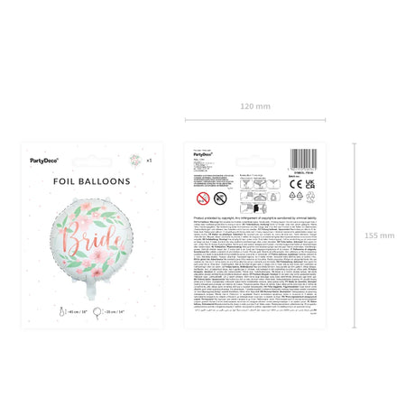 Flower Bride Foil Balloon