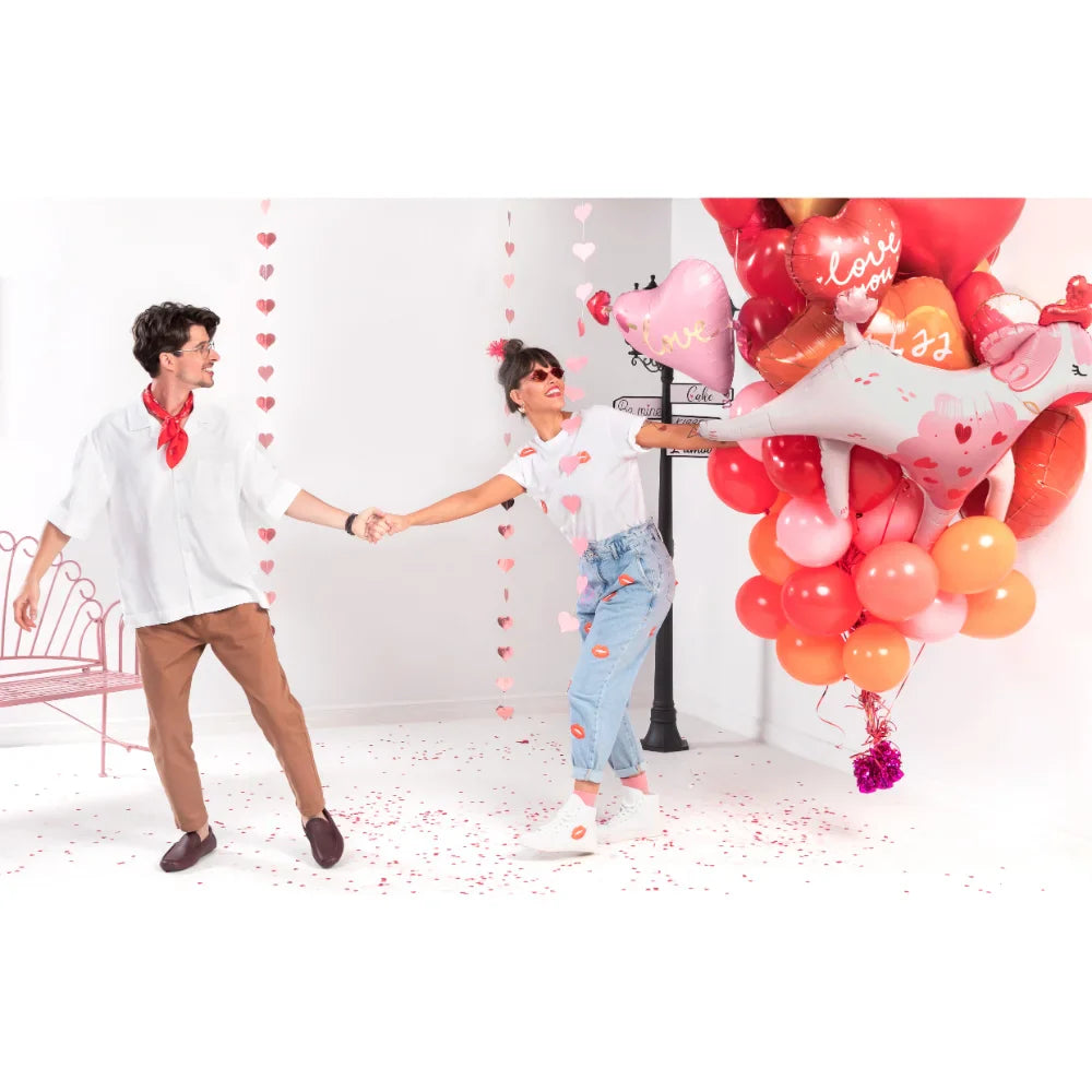 Heart w/ Arrow Foil Balloon