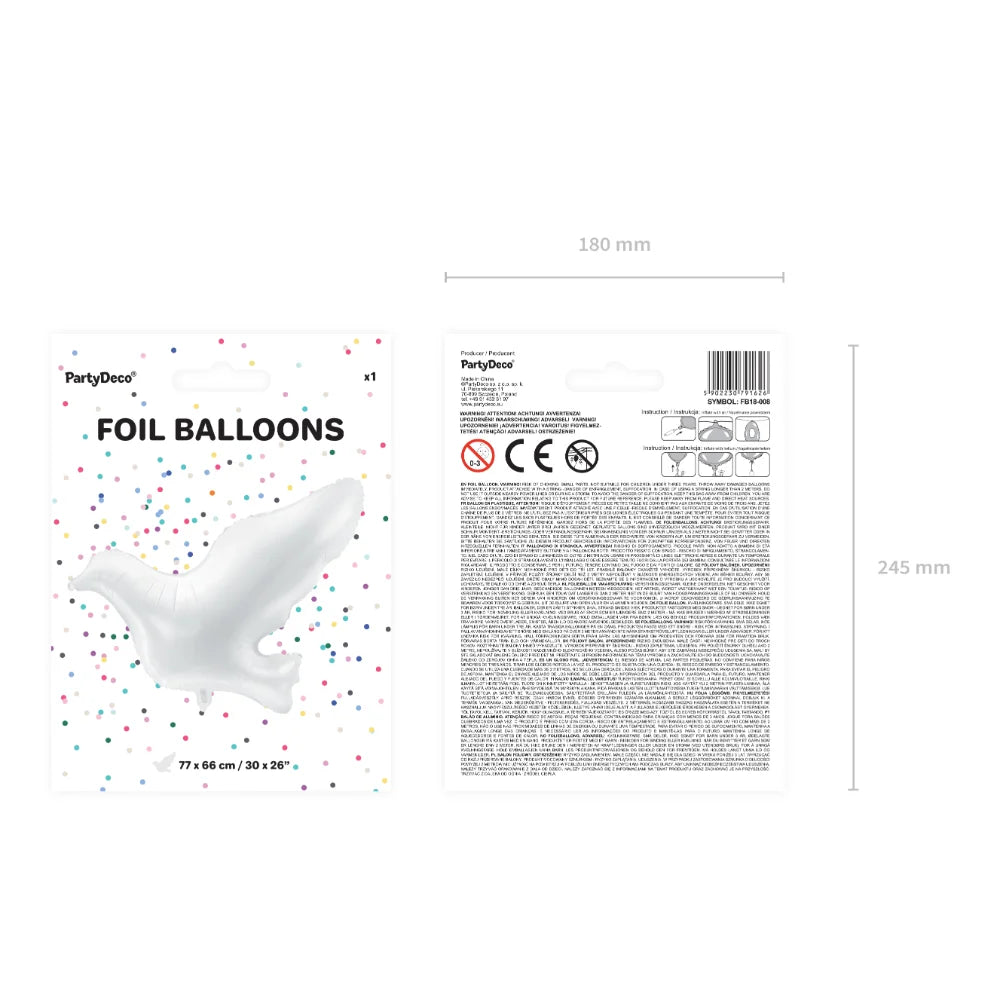 Foil Balloon - Dove