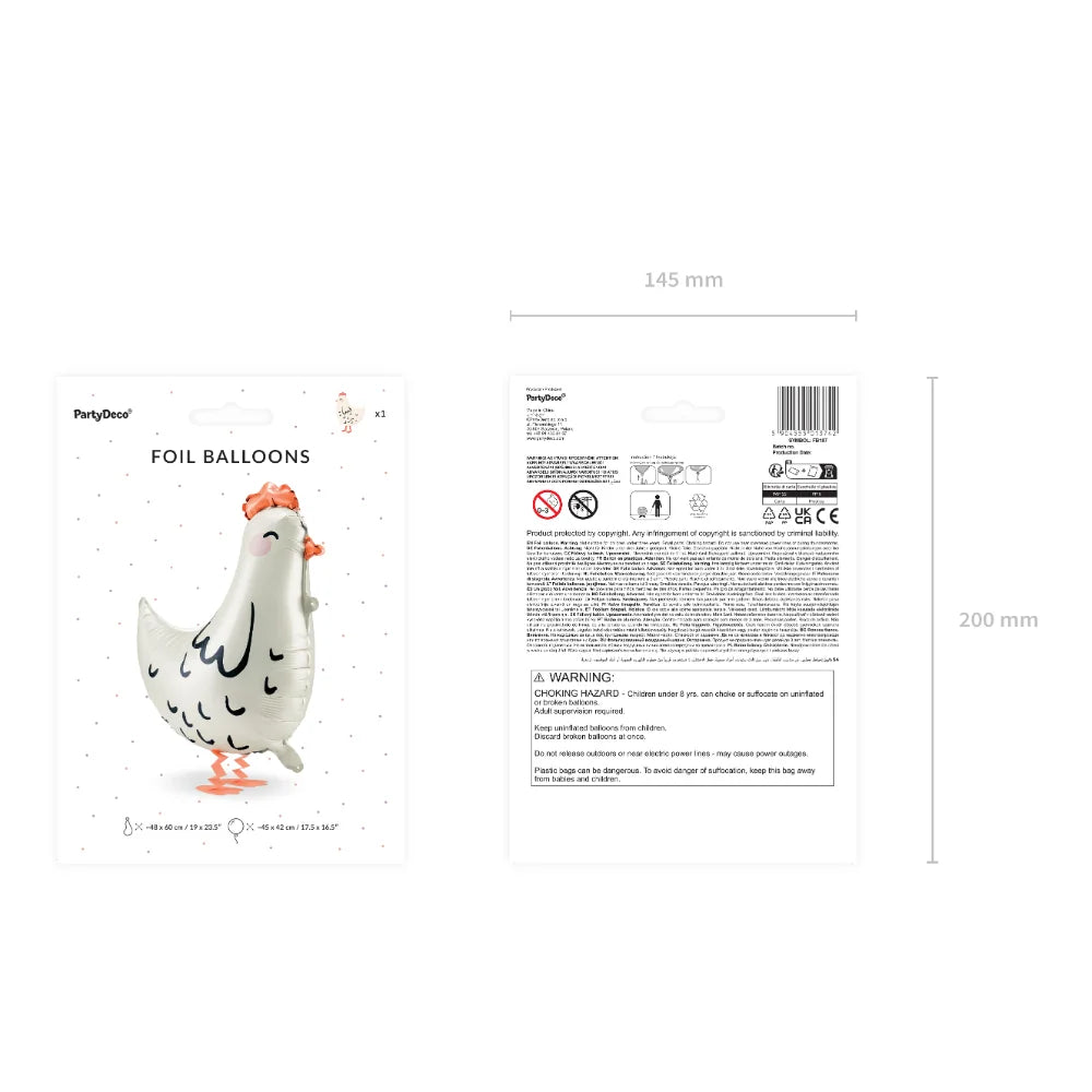 Foil Balloon - Hen