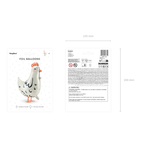 Foil Balloon - Hen