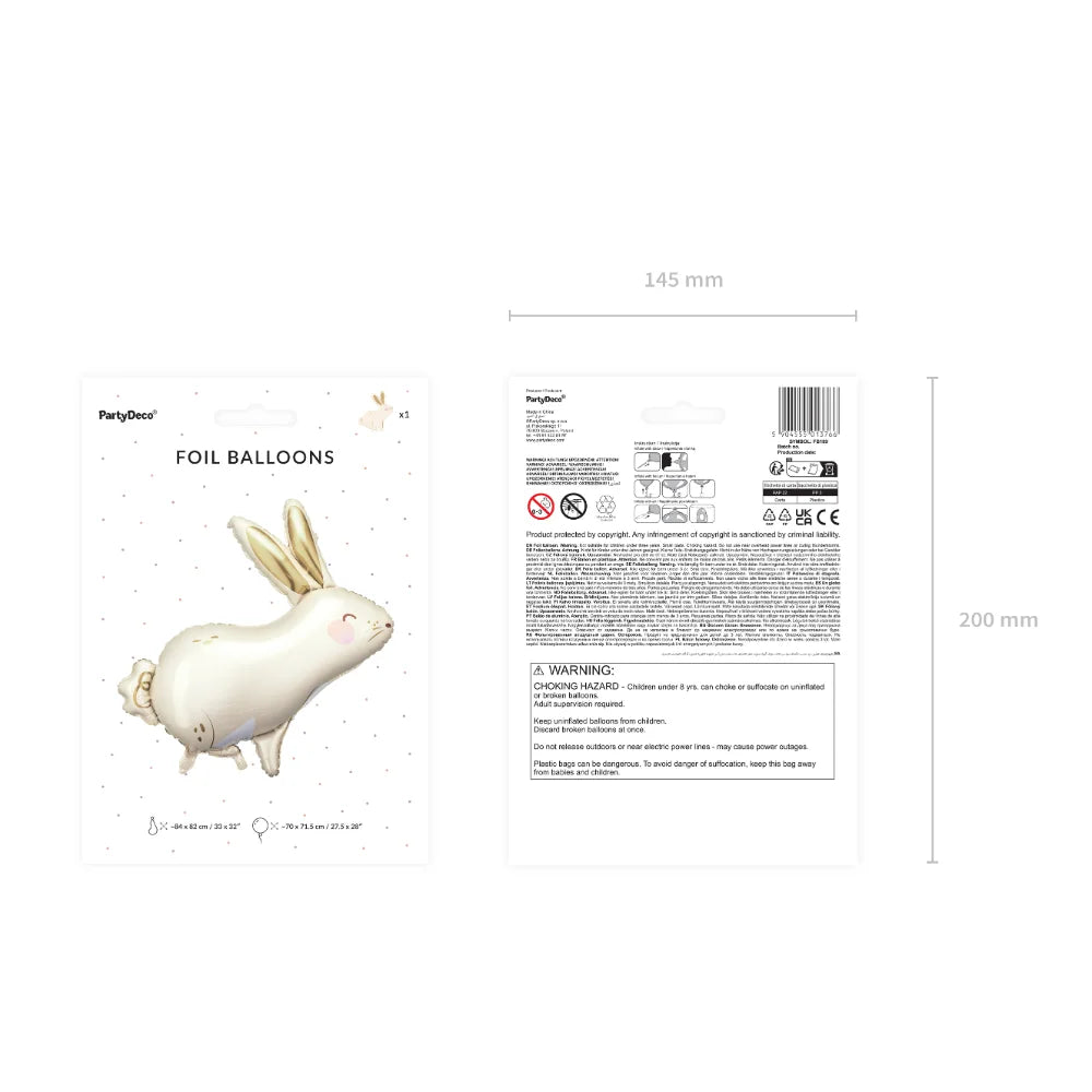 Foil Balloon - Hare