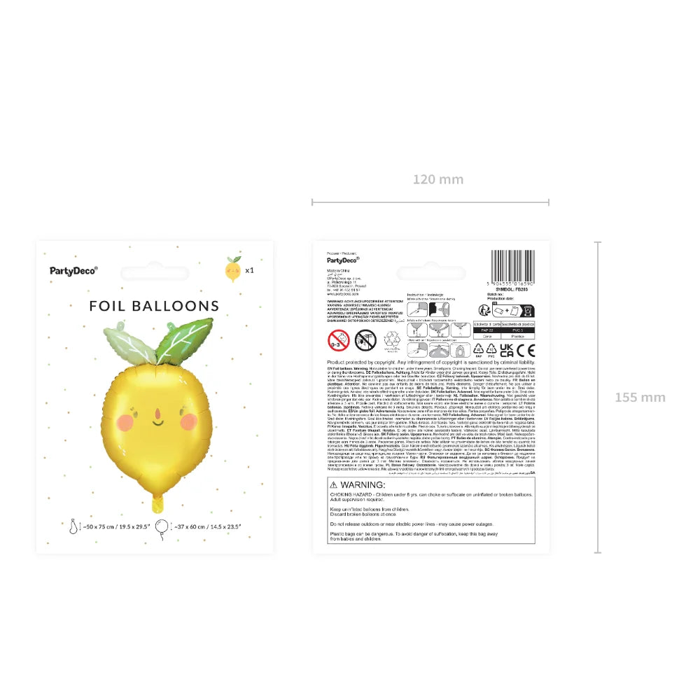 Foil Balloon - Lemon