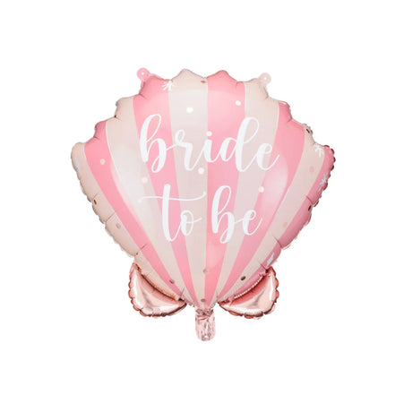 Bride To Be Seashell Foil Balloon