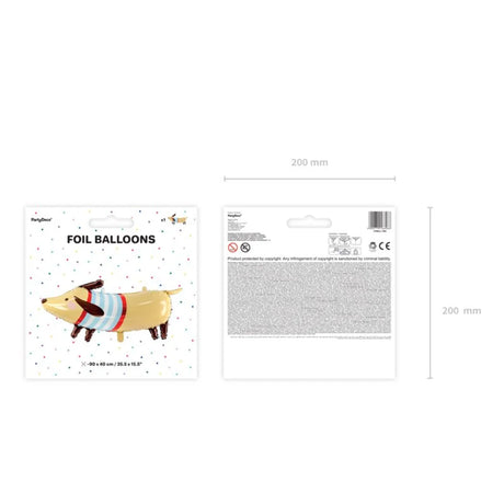 Foil Balloon - Dachshund