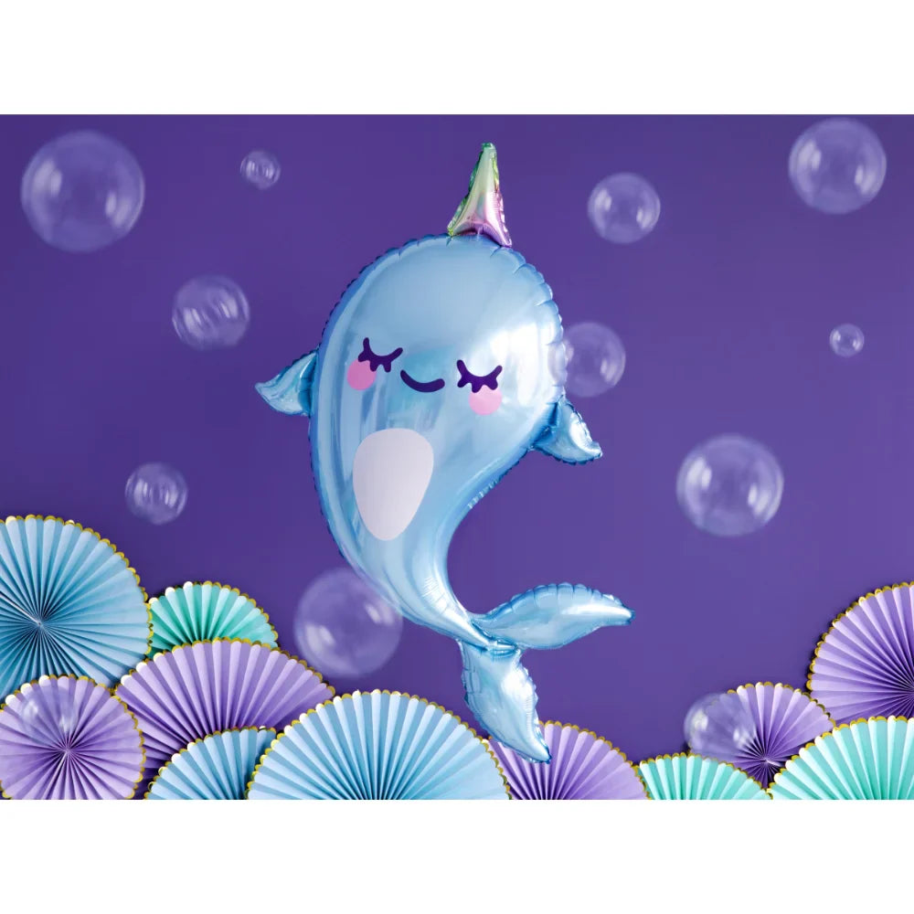 Foil Balloon - Narwhal