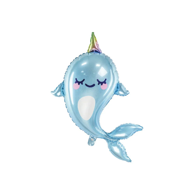 Foil Balloon - Narwhal