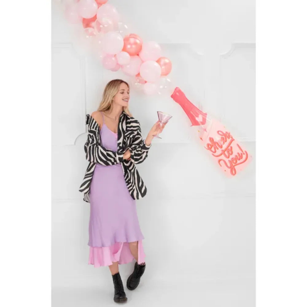 Cheers To You Bottle Shaped Foil Balloon