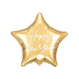 Star Shaped Happy New Year Foil Balloon